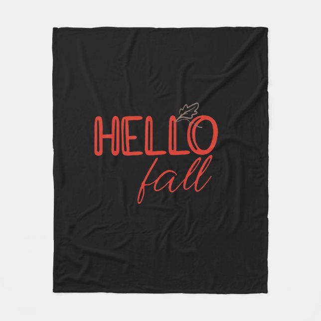 Det är Fall Y'all Autumn Lämna Design Cute Pumpkin Fleecefilt (Framsidan)