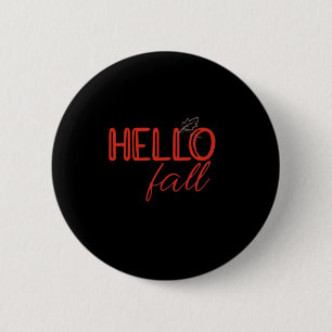 Det är Fall Y'all Autumn Lämna Design Cute Pumpkin Knapp