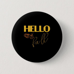 Det är Fall Y'all Autumn Lämna Design Cute Pumpkin Knapp