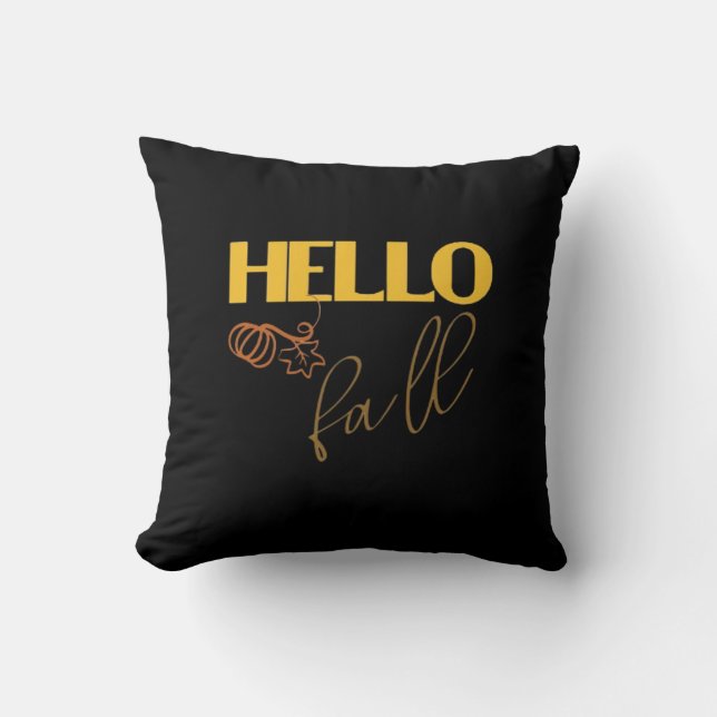 Det är Fall Y'all Autumn Lämna Design Cute Pumpkin Kudde (Framsida)