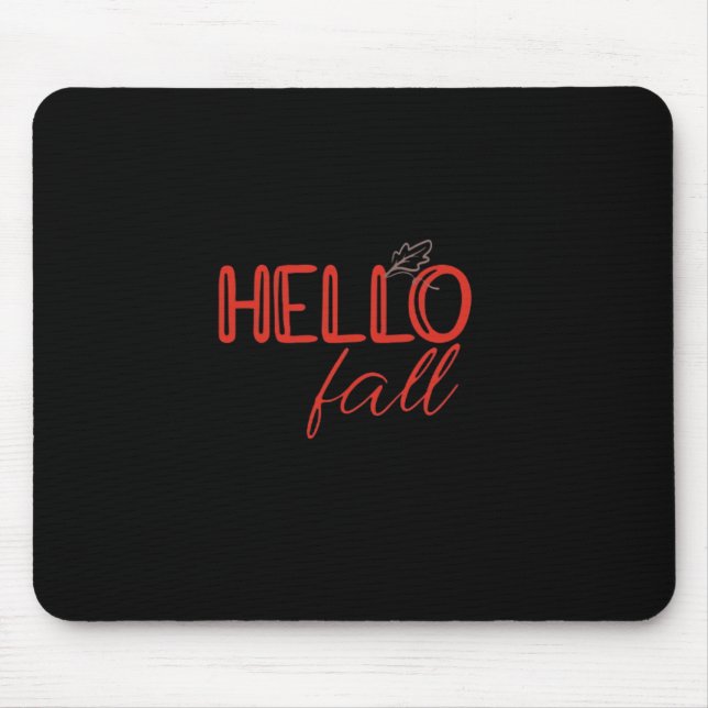 Det är Fall Y'all Autumn Lämna Design Cute Pumpkin Musmatta (Framsidan)