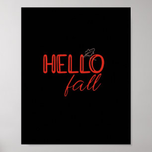 Det är Fall Y'all Autumn Lämna Design Cute Pumpkin Poster