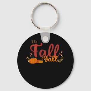 Det är "Fall Y'all Autumn Pumpkins and Mushroom De Nyckelring