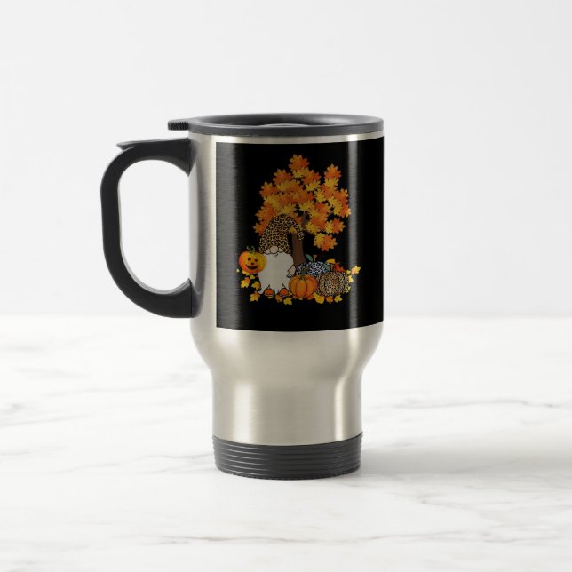 Det är Fall Y'all Cute Gnomes Pumpkin Höst Resemugg (Vänster)