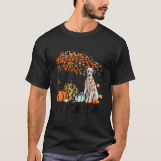 Det är Fall Y'All Dalmatian Hund älskare Pumpkin A T Shirt