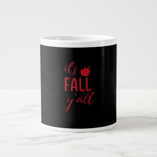 Det är Fall Y'all Fall Design Höstsäsong Roligt Co Jumbo Mugg