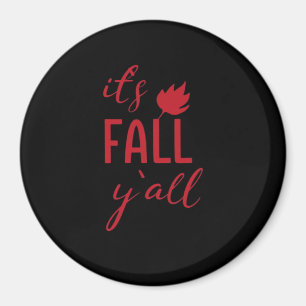 Det är Fall Y'all Fall Design Höstsäsong Roligt Co Magnet