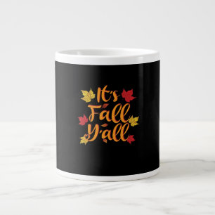 Det är Fall Y'all Funny Autumn Basic Classic Jumbo Mugg