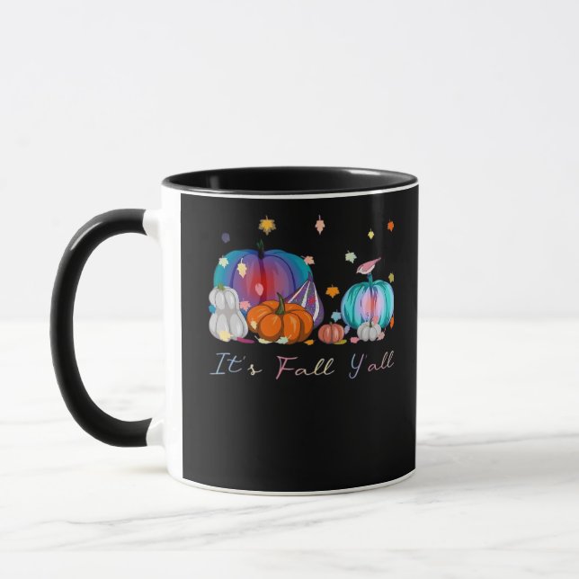 Det är Fall Y'all Funny Magic Halloween Pumpkin Th Mugg (Vänster)