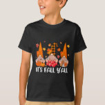 Det är Fall Y'all Gnomes Thanksgiving Halloween Au T Shirt<br><div class="desc">Det är Fall Y'all Gnomes Thanksgiving Halloween Autumn Fall</div>