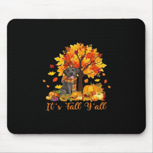 Det är Fall Y'all Halloween Thanksgiving Retro Gra Musmatta