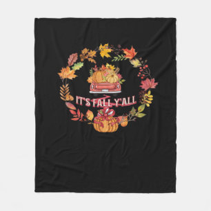 Det är Fall Y'all Harvest Road Fleecefilt