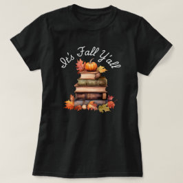 Det är Fall Y'all | Höstsäsong | Pumpkin Black T Shirt