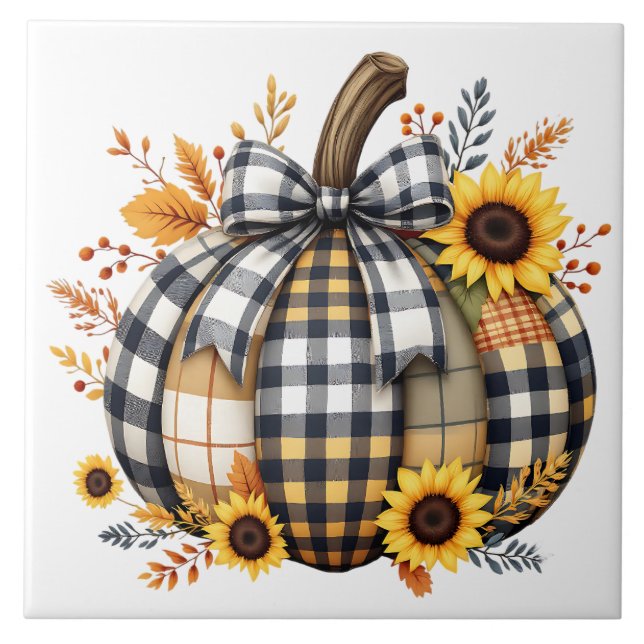 Det är Fall Y'all! Kakelplatta (Framsidan)