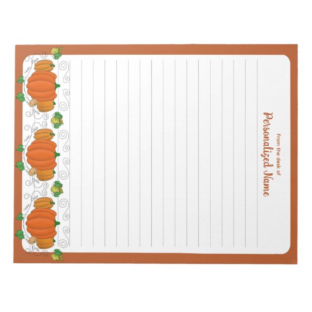 Det är Fall Y'all - Lintat Anteckningsblock (Framsida)