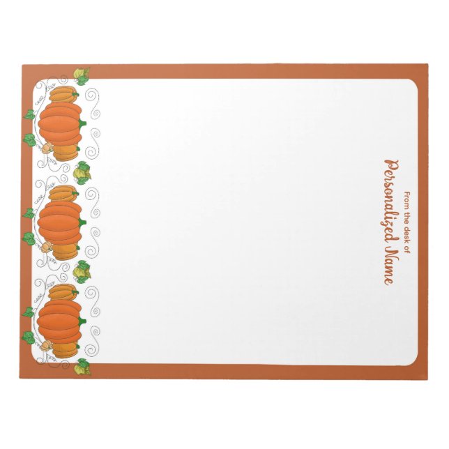 Det är Fall Y'all - Obestruket Anteckningsblock (Framsida)