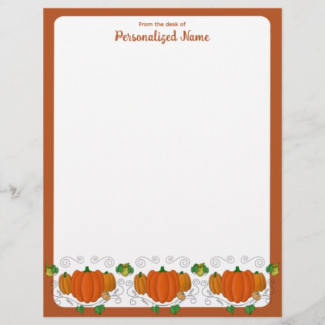 Det är Fall Y'all - Obestruket Brevhuvud (Framsida)