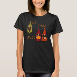 Det är Fall Y'all Pumpkin Gnome Autumn Träd T Shirt