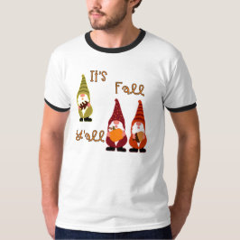 Det är Fall Y'all Pumpkin Gnome Autumn Träd T Shirt