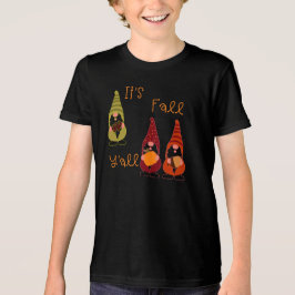 Det är Fall Y'all Pumpkin Gnome Autumn Träd T Shirt