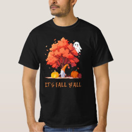 Det är Fall Y'all Pumpkin Gnome Autumn Träd T Shirt