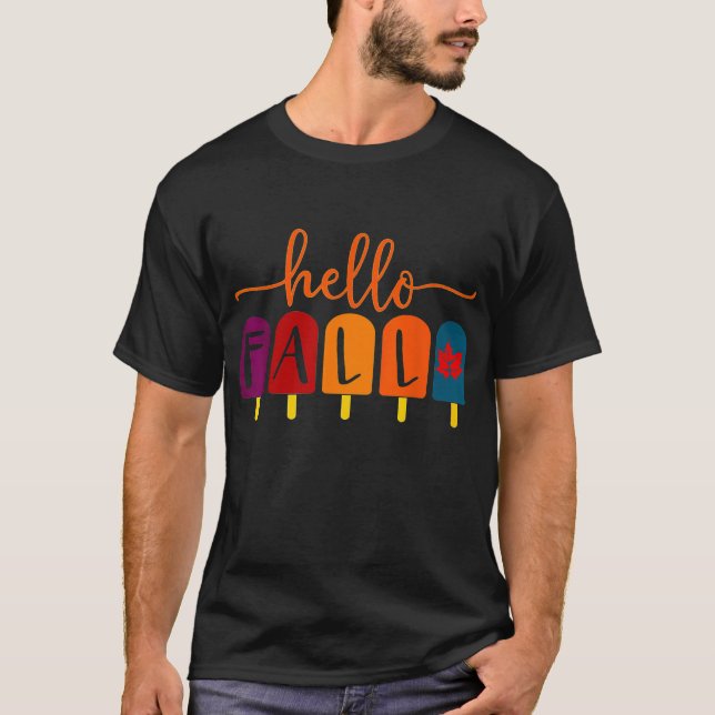 Det är Fall Y'all Pumpkin Hösten Träd Hej Fall T Shirt (Framsida)