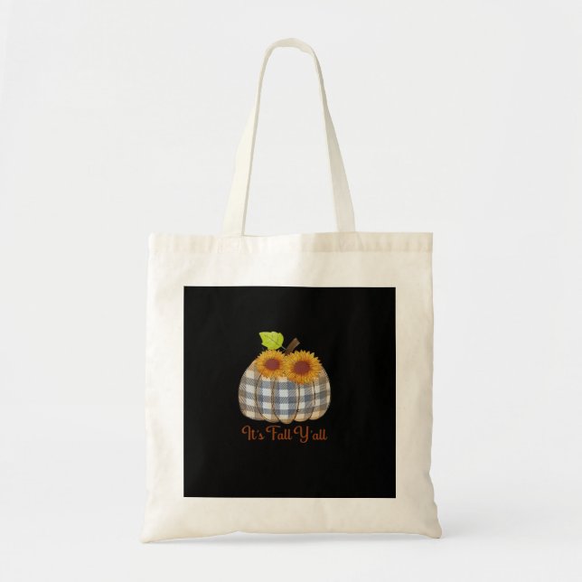 Det är Fall Y'all Pumpkin Play Design Halloween Ro Tygkasse (Framsidan)