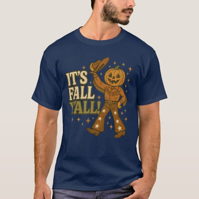 Det är Fall Y'all Pumpkin T Shirt (Framsida)
