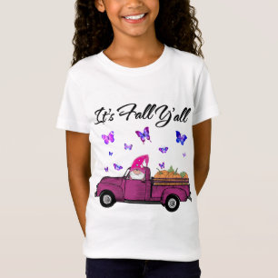 Det är Fall Y'all Pumpkins Print Maple Farm Lastbi T Shirt