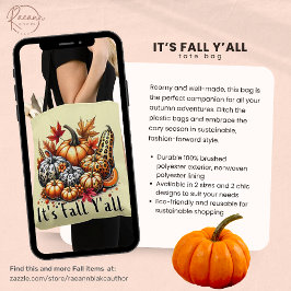 Det är Fall Y'all Tote Bag Tygkasse