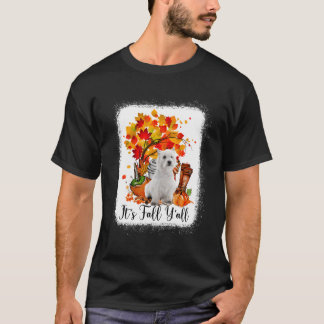 Det är Fall Y'All Westie Hund Halloween Thanksgivi T Shirt