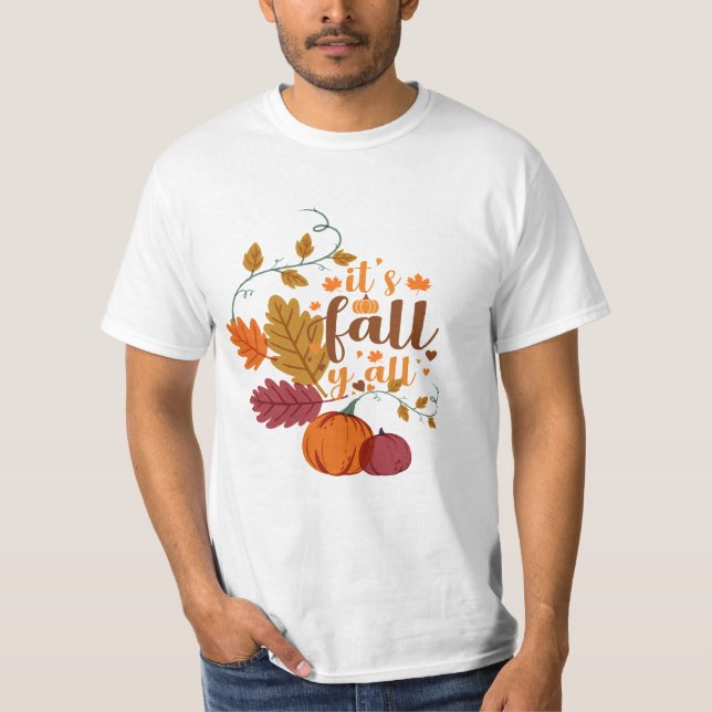 Det är falldesign t shirt (Framsida)