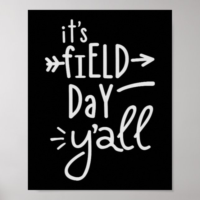 Det är Fält-dagen Y'all 75 Poster (Framsidan)