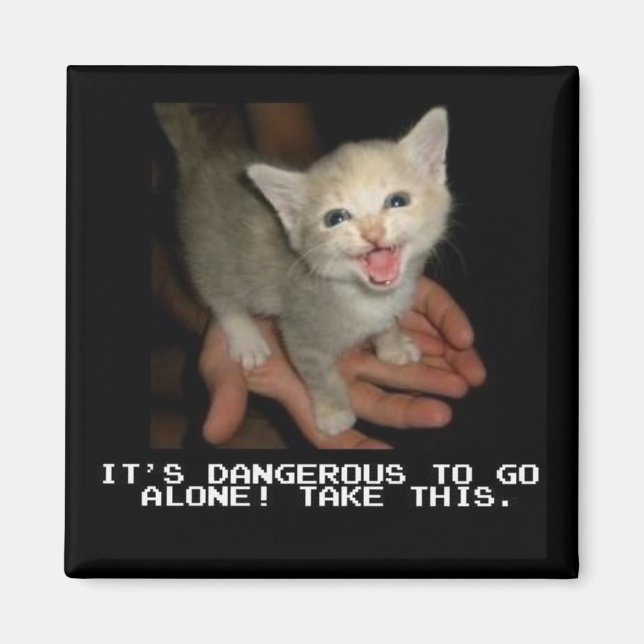 Det är farligt att åka Ensam Magnet (Framsidan)