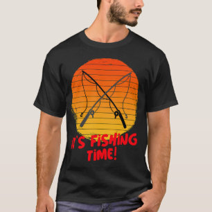 Det är fiske tid!-fiske. t shirt