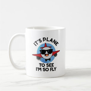 Det är Flygplan att se att jag är så flygplansflyg Kaffemugg