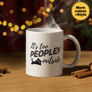 "Det är för folk" Lustigt Cat Mugg - Perfekt Gift