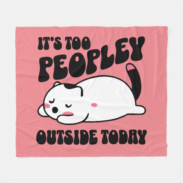 Det är för folk utanför idag fleecefilt (Framsidan (Horisontell))