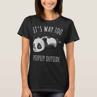 Det är för folk utanför Panda Pullover Hoodie T Shirt