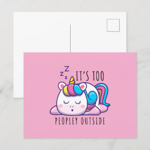 Det är för folk utanför Unicorn-introduktionen Vykort