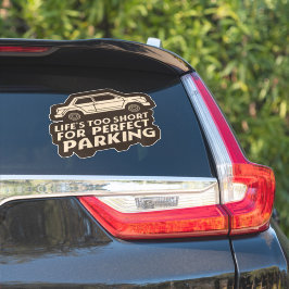 Det är för Kort för Perfekt Parking Klistermärken