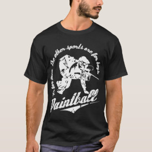 Det är för manar…, Mörk PaintballT-tröja T-shirt