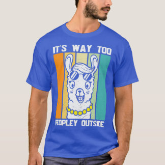 Det är för Peopley utanför Cute Llama T Shirt