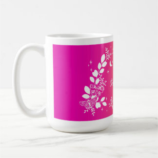Det är för sakligt där ute - Bokälskarmugg, Rosa Kaffemugg