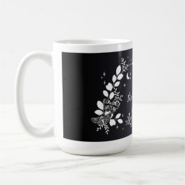 Det är för sakligt där ute Bokälskarmugg, Svart Kaffemugg