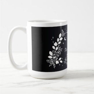 Det är för sakligt där ute Bokälskarmugg, Svart Kaffemugg