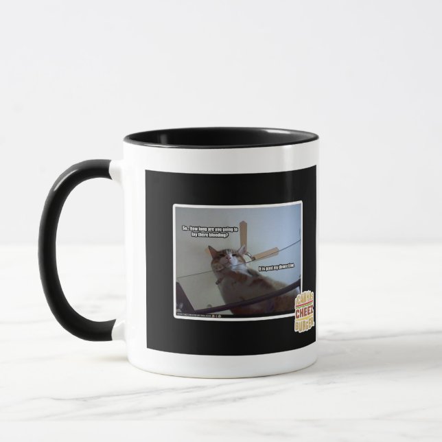Det är förgånget min middagstid mugg (Vänster)