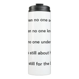 Det är fortfarande för Herren