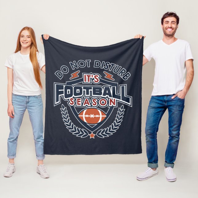 Det är fotbollssäsongen som inte stör idrotten fleecefilt (På plats)