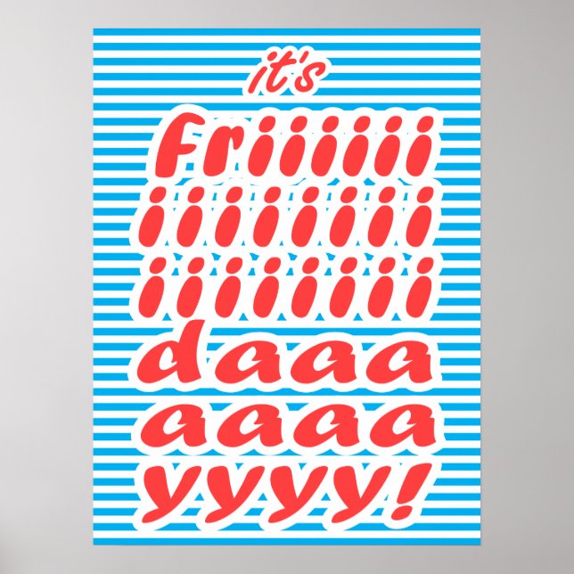 Det är Fredag Poster (Framsidan)